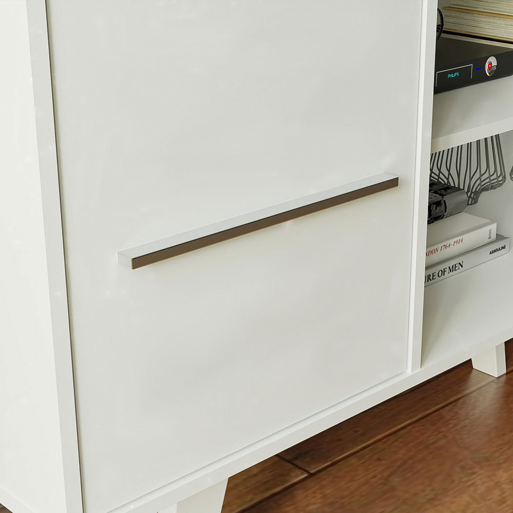 Rack Madesa Copenhagen e Painel para TV até 55 Polegadas