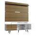 Rack Madesa Dubai e Painel para TV até 65 Polegadas com Pés - Branco/Rustic 9B5Z