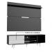Rack Madesa Dubai e Painel para TV até 65 Polegadas com Pés - Preto/Branco 7777