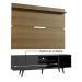 Rack Madesa Dubai e Painel para TV até 65 Polegadas com Pés - Preto/Rustic 8N5Z