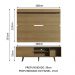 Rack Madesa Dubai e Painel para TV até 65 Polegadas com Pés - Rustic