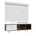 Rack Madesa Dubai e Painel para TV até 65 Polegadas com Pés - Rustic/Branco 6E09