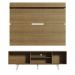 Rack Madesa Dubai e Painel para TV até 65 Polegadas com Pés - Rustic/Branco 6E6E