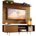 Rack Madesa Dubai e Painel para TV até 65 Polegadas com Pés - Rustic/Branco