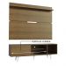 Rack Madesa Dubai e Painel para TV até 65 Polegadas com Pés - Rustic/Branco