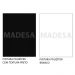Rack Madesa Dubai para TV até 65 Polegadas com Pés - Preto/Branco/Branco