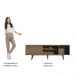 Rack Madesa Dubai para TV até 65 Polegadas com Pés - Rustic