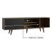 Rack Madesa Dubai para TV até 65 Polegadas com Pés - Rustic/Preto/Rustic