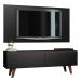 Rack Madesa Le Mans e Painel para TV até 55 Polegadas 2 Portas - Preto