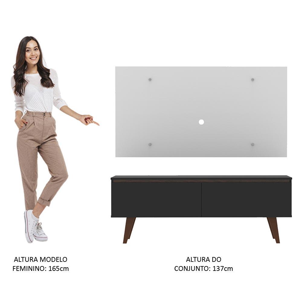 Rack Madesa Le Mans e Painel para TV até 55 Polegadas 2 Portas