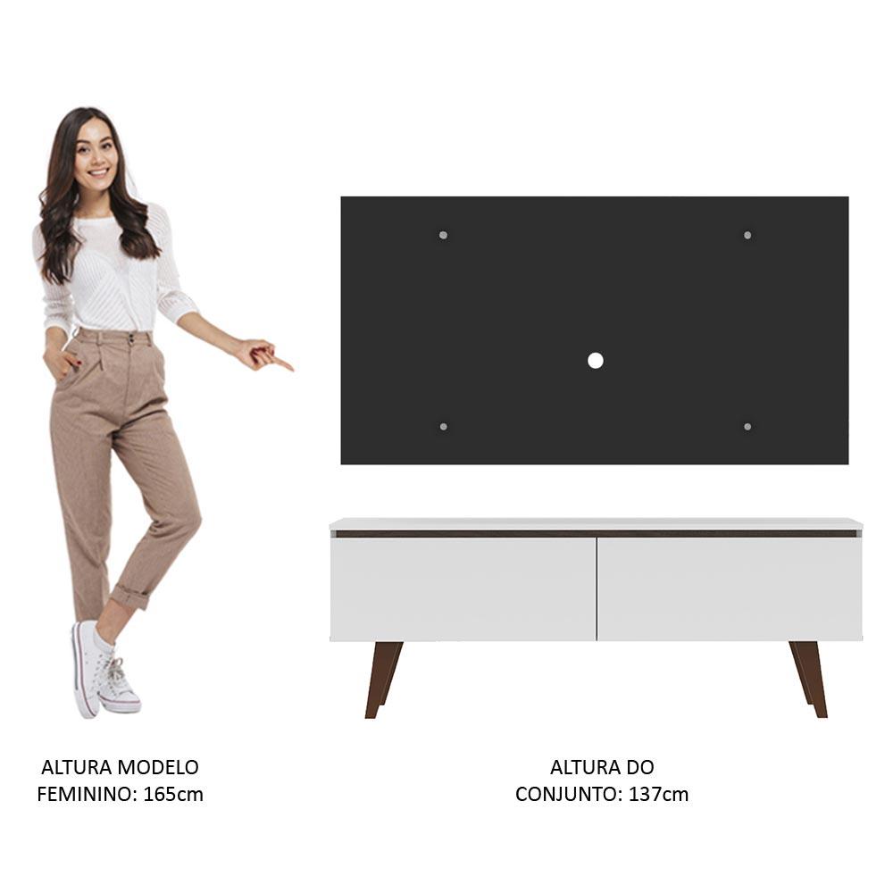 Rack Madesa Le Mans e Painel para TV até 55 Polegadas 2 Portas