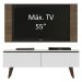 Rack Madesa Le Mans e Painel para TV até 55 Polegadas 2 Portas