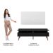 Rack Madesa Londres e Painel para TV até 55 Polegadas - Preto/Branco
