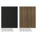 Rack Madesa Londres e Painel para TV até 55 Polegadas - Rustic/Preto