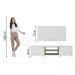 Rack Madesa Metz e Painel para TV até 55 Polegadas - Branco/Rustic