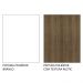 Rack Madesa Metz e Painel para TV até 55 Polegadas - Branco/Rustic/Rustic