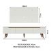 Rack Madesa Reims e Painel para TV até 55 Polegadas 2 Portas e 1 Gaveta - Branco