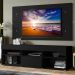 Rack com Painel para TV até 65 Polegadas Madesa Miami 1 Porta - Preto