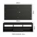 Rack com Painel para TV até 65 Polegadas Preto Madesa