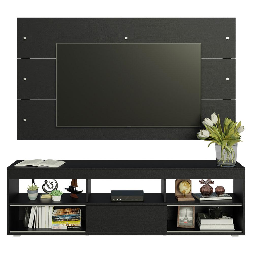 Rack com Painel para TV até 65 Polegadas Preto Madesa