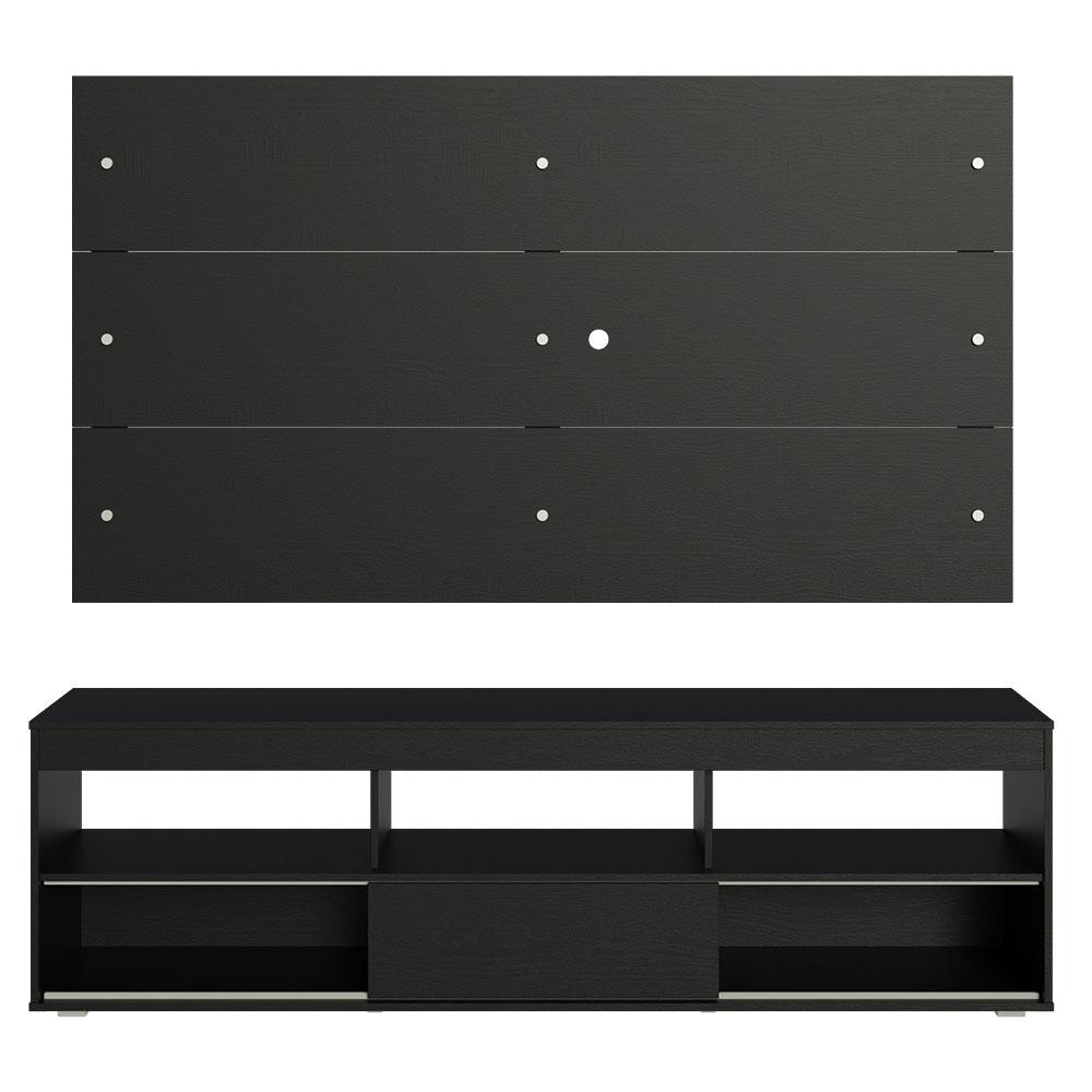 Rack com Painel para TV até 65 Polegadas Preto Madesa