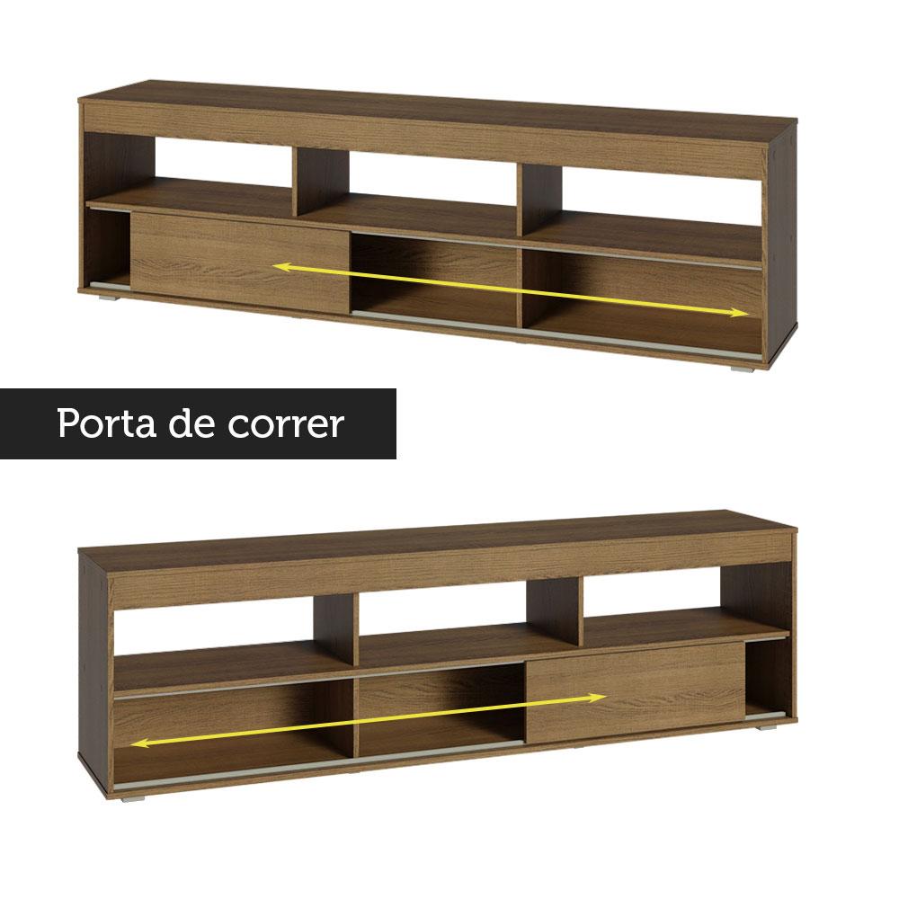 Rack com Painel para TV até 65 Polegadas Rustic Orlando Madesa