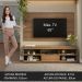Rack com Painel para TV até 65 Polegadas Rustic Orlando Madesa