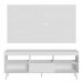 Rack com Painel para TV até 65 Polegadas com Pés Branco Detroit Madesa