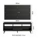 Rack com Painel para TV até 65 Polegadas com Pés Preto Detroit Madesa