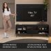 Rack com Painel para TV até 65 Polegadas com Pés Preto Detroit Madesa