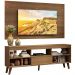 Rack com Painel para TV até 65 Polegadas com Pés Rustic Texas Madesa