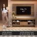 Rack com Painel para TV até 65 Polegadas com Pés Rustic Texas Madesa