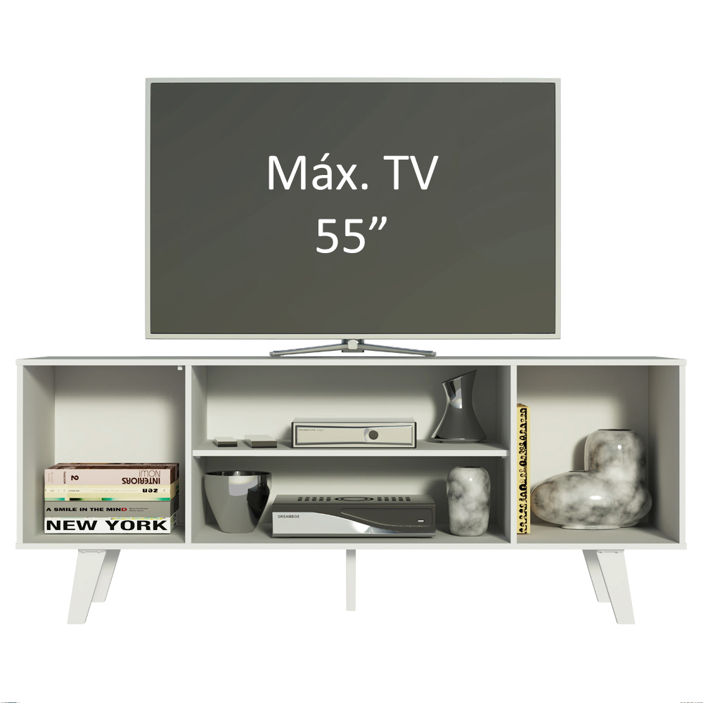 Rack para TV até 55 Polegadas Madesa Copenhagen