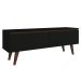 Rack para TV até 55 Polegadas Madesa Le Mans com 2 Portas - Preto/Rustic