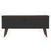 Rack para TV até 55 Polegadas Madesa Le Mans com 2 Portas - Preto/Rustic