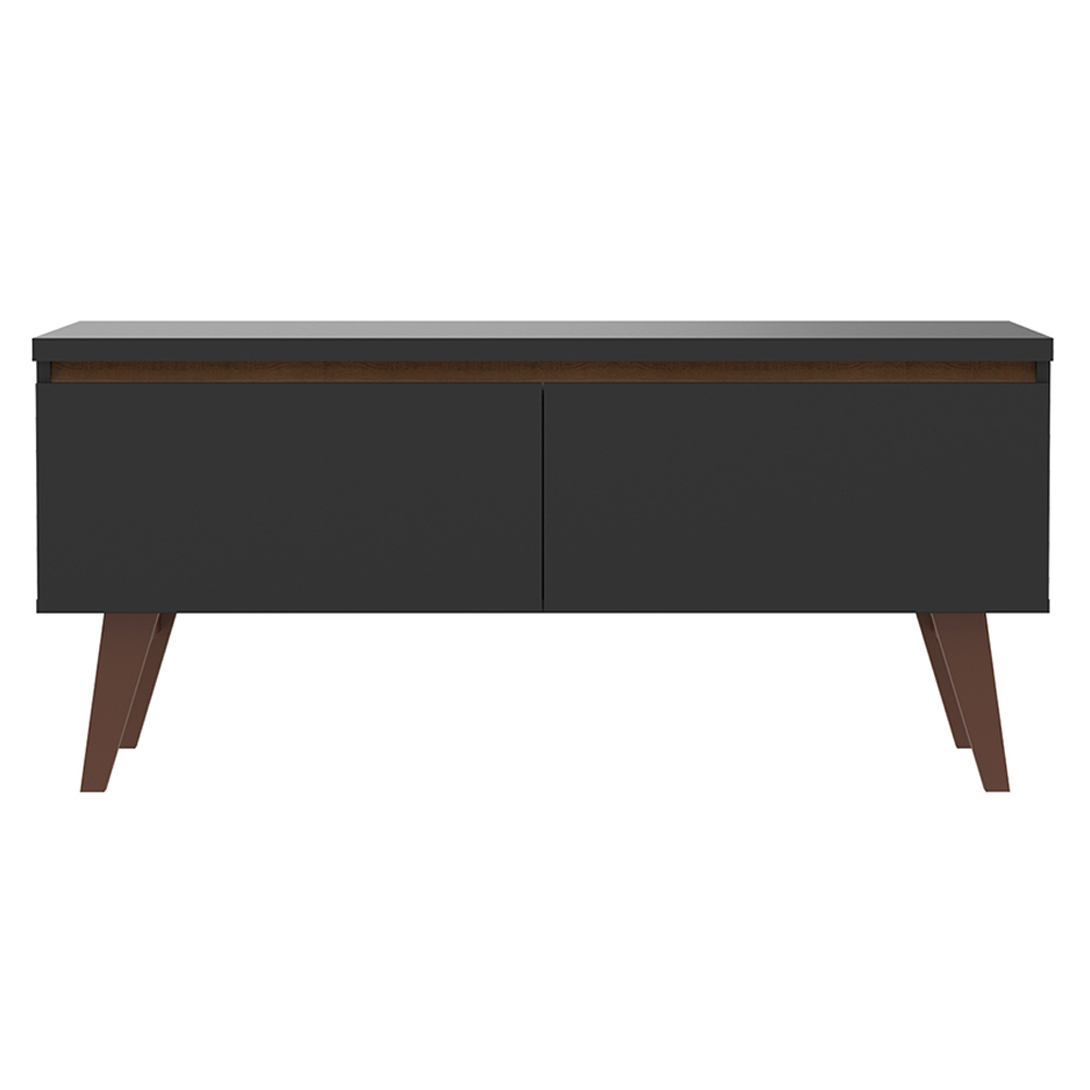 Rack para TV até 55 Polegadas Madesa Le Mans com 2 Portas - Preto/Rustic