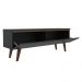Rack para TV até 55 Polegadas Madesa Le Mans com 2 Portas - Preto/Rustic