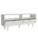 Rack para TV até 55 Polegadas Madesa Oslo com 2 Portas - Branco