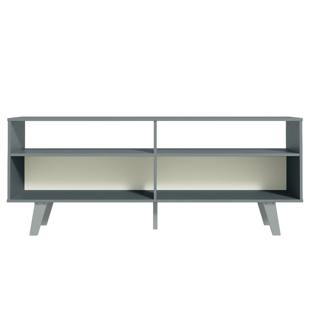 Rack para TV até 55 Polegadas Madesa Oslo com 2 Portas - Cinza