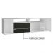 Rack para TV até 65 Polegadas Madesa Cancun - Branco/Preto