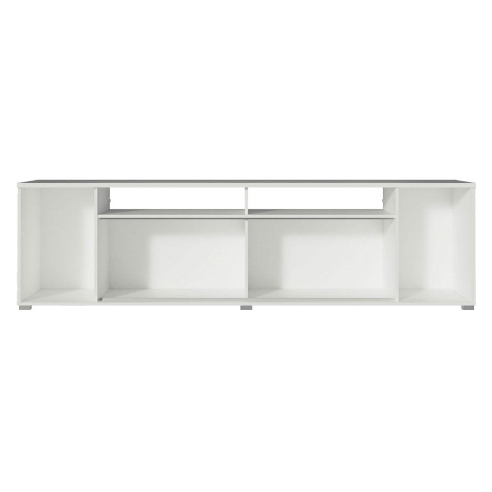 Rack para TV até 65 Polegadas Madesa Cancun - Branco/Rustic