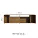 Rack para TV até 65 Polegadas Madesa Cancun - Rustic