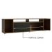 Rack para TV até 65 Polegadas Madesa Cancun - Rustic/Preto