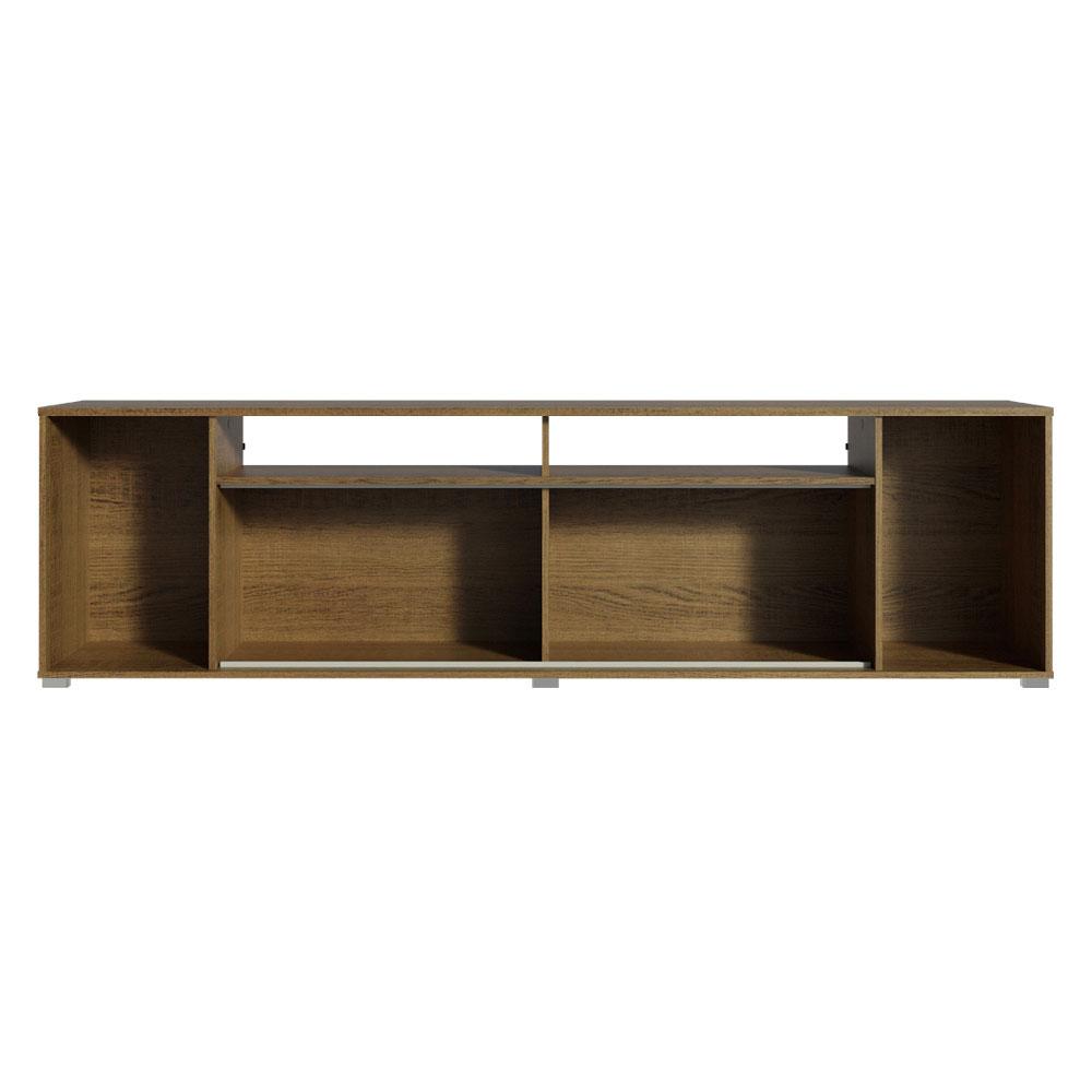 Rack para TV até 65 Polegadas Madesa Cancun - Rustic/Preto