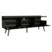 Rack para TV até 65 Polegadas Madesa Londres com Pés Retro - Preto