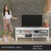 Rack para TV até 65 Polegadas com Pés Branco Turim Madesa