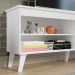 Rack para TV até 65 Polegadas com Pés Branco Turim Madesa