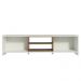 Rack para TV até 75 Polegadas 180 cm 2 Portas Branco/Rustic Metz Madesa