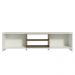 Rack para TV até 75 Polegadas Madesa Metz 180 cm 2 portas - Branco/Rustic
