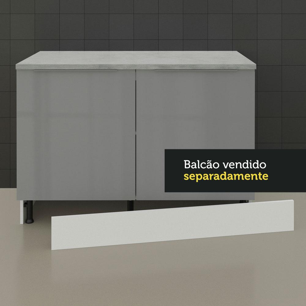 Rodapé para Cozinhas Madesa Glamy, Lux, Agata e Stella - Branco
